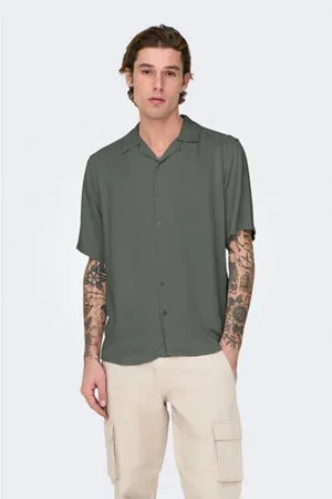 Only & Sons Casual overhemd grijs