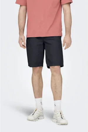Only & Sons Regular casual short donkerblauw