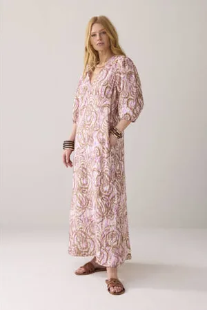 Summum Woman Maxi jurk roze