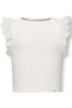 ONLY KIDS MINI mouwloze top broderie