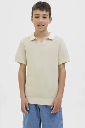 JACK & JONES JUNIOR polo fijn gebreid