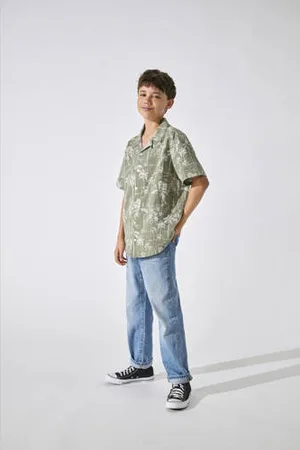 Only & Sons JUNIOR overhemd groen
