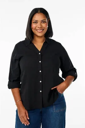 Zizzi Linnen blouse