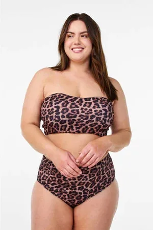 Zizzi Voorgevormde strapless bandeau bikinitop CAANNE