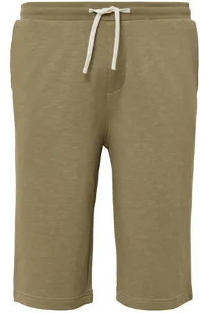 QS by s.Oliver Relaxed sweatshort olijfgroen