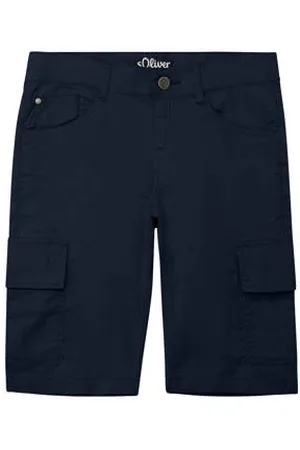 QS by s.Oliver Chino short donkerblauw