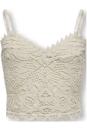 ONLY KIDS GIRL cropped top zand