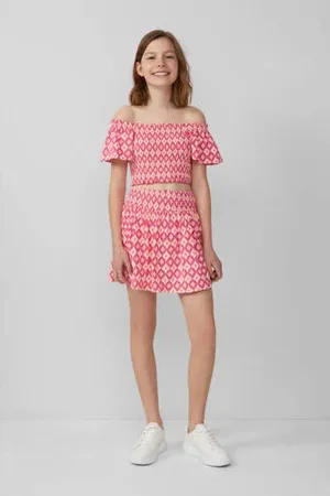QS by s.Oliver Korte rok roze