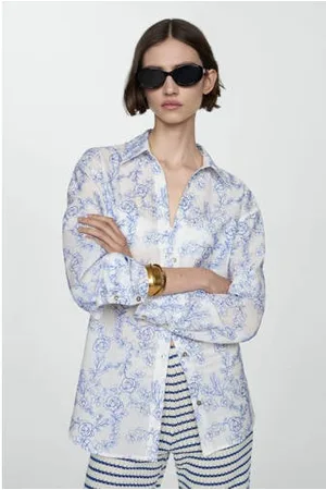 MANGO Blouse ecru