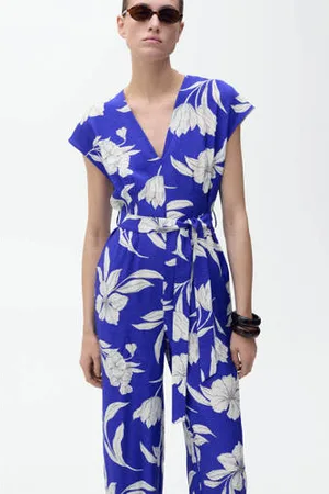 MANGO Wide leg jumpsuit