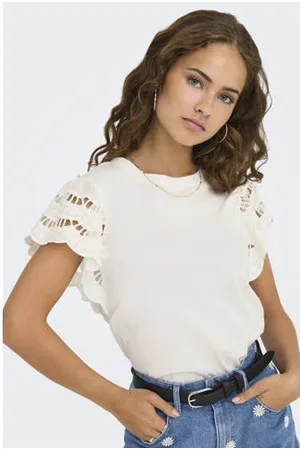 ONLY Top broderie