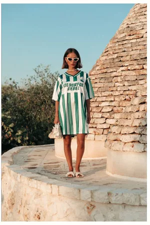 Colourful rebel Korte jurk groen