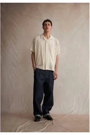 Solid Regular overshirt ecru