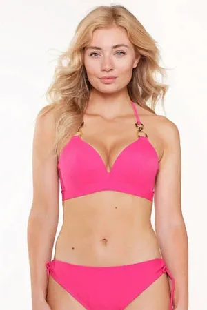 LingaDore Voorgevormde triangel bikini roze