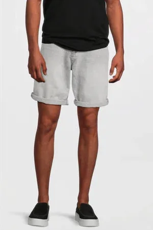 Cars Denim regular short lichtgrijs