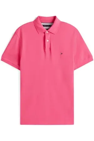 Tommy Hilfiger Regular polo roze