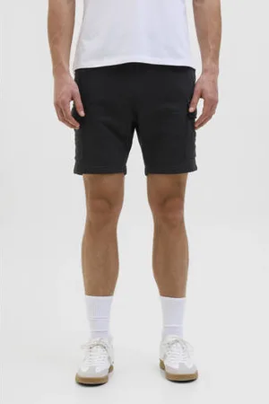 JJ Regular sweatshort zwart