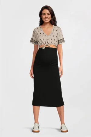 ONLY Zwangerschaps blousetop ecru