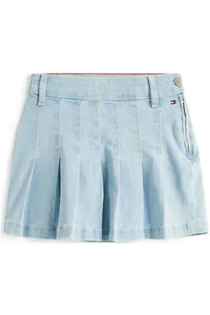 Tommy Hilfiger Korte rok light blue denim