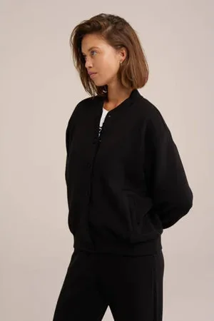 WE Fashion Bomberjack zwart
