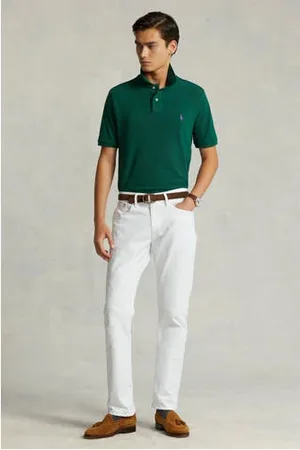 Ralph Lauren Slim polo donkergroen