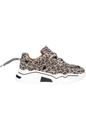 DWRS Jupiter leopard suède sneakers