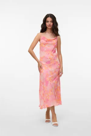 VERO MODA Zomerjurk roze