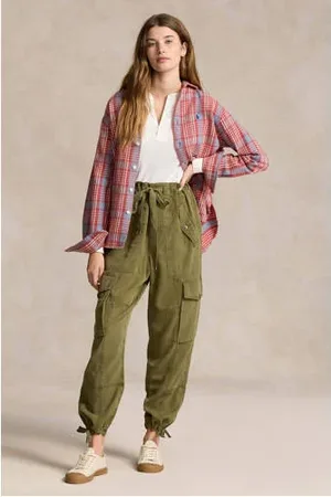Ralph Lauren Geruite blouse