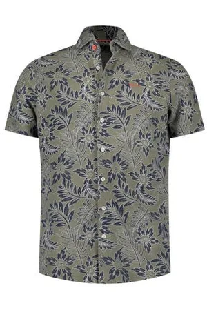 New Zealand Auckland Casual overhemd groen