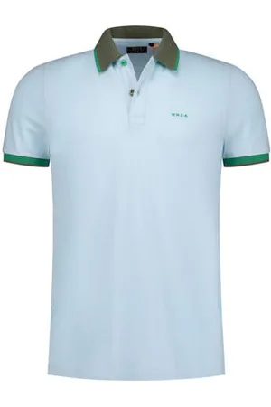 New Zealand Auckland Comfort fit polo lichtblauw