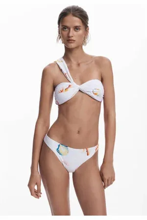 Desigual Voorgevormde one shoulder bikinitop