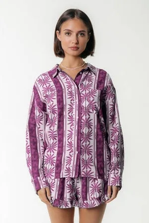 Colourful rebel Blouse paars