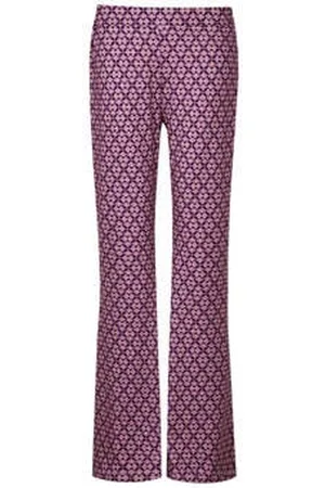 Fluresk High waist flared broek met grafische print