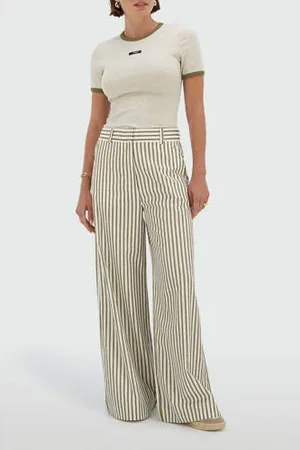 Josh V Wide leg high waist broek