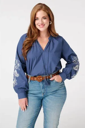 MS Mode Blousetop broderie