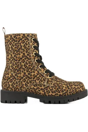Graceland Veterboots met panterprint