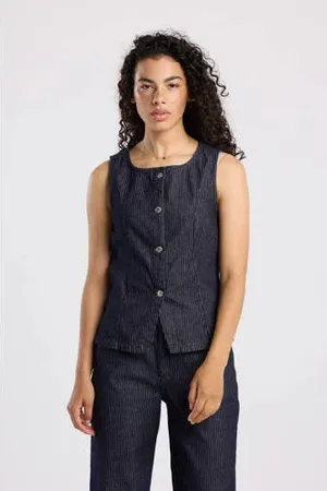 America today Denim gilet
