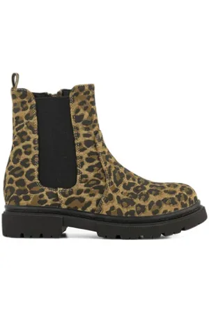 Graceland Enkelboots met panterprint