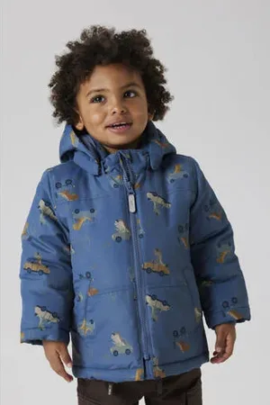 NAME IT MINI tussenjas blauw
