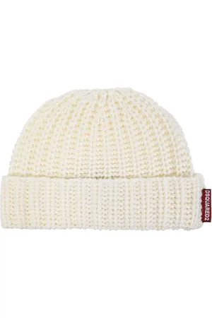 Dsquared2 Logo Tag Knit Wool Beanie
