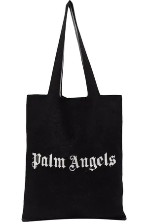 Palm Angels Knit Shopper Logo Tote Bag