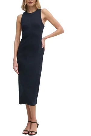 Calvin Klein Dresses Denim Scuro