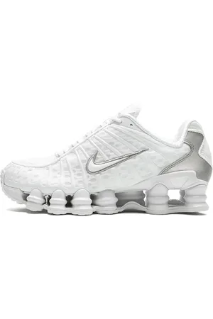 Nike Shox TL White Metallic Silver Max Orange