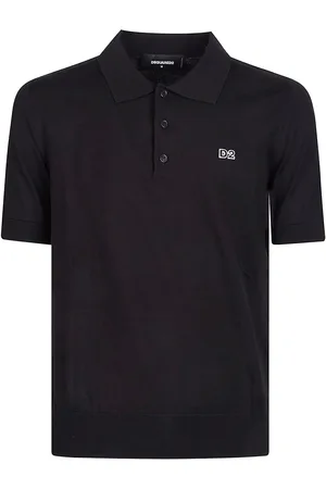 Dsquared2 Short Sleeve Polo Shirt Black
