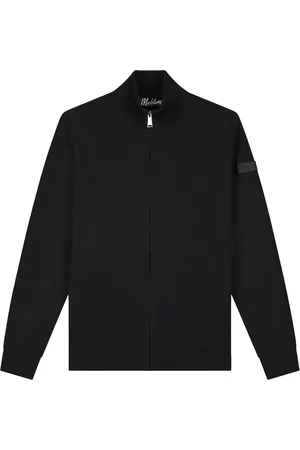 Malelions Men Knitted Zip Cardigan