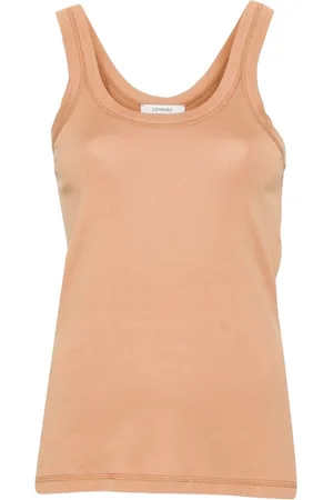 LEMAIRE Rib Tank Top Burnt Sand