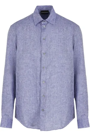 Emporio Armani Shirts Blue