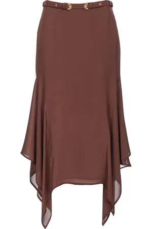 Pinko Skirts Brown