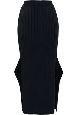 Stella McCartney Ribbed flared skirt
