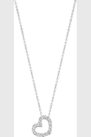 Blush 3072WZI Ketting 14 krt witgoud met zirkonia